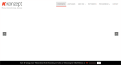 Desktop Screenshot of kwiekonzept.de